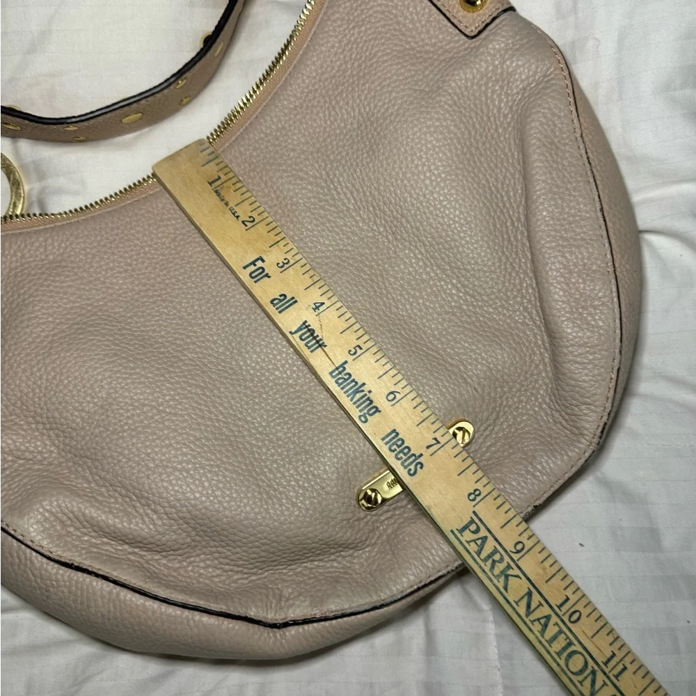 Michael Kors Women’s Tan pebbled leather hobo